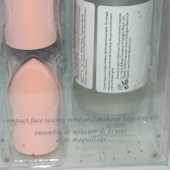 Anthropologie Rose Face Setting Mist Makeup Blender set - Picture 3 of 7